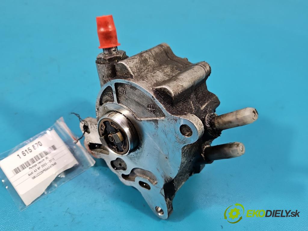 Audi A3 8P 2003-2012 2.0 tdi 140 hp manual 103 kW 1968 cm3 5- čerpadlo vákuum 03G145209