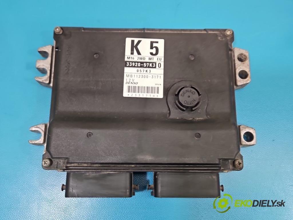 Suzuki Swift Mk6 2005-2010 1.6 16V 125 HP manual 92 kW 1586 cm3 3- riadiaca jednotka motora 33920-57K3