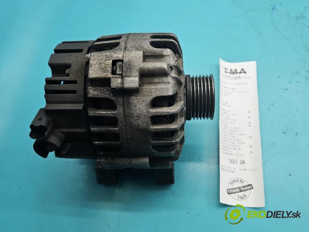 Peugeot 307 1.6 16V 109 HP manual 80 kW 1587 cm3 5- Alternator 9649611780 (Alternátor)