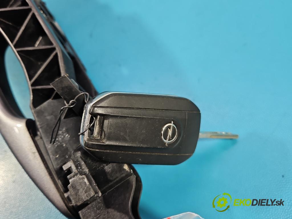 Opel Grandland 2017–2024 1.2 T 131 HP manual 96 kW 1199 cm3 5- rukoväť predné ľavé mimo: 9602977380 (Kľučka dverí vonkajšia predná ľavá)