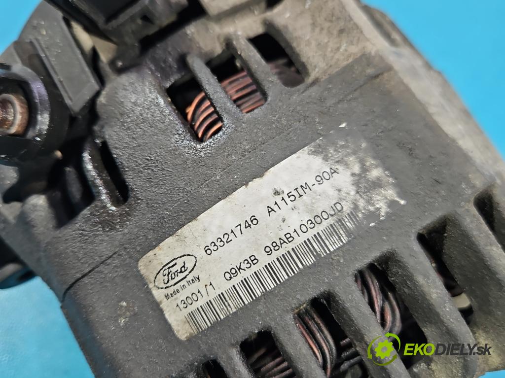 Ford Focus Mk1 1998-2004 1.8 tddi 90 hp manual 66 kW 1753 cm3 5- Alternator 98AB10300JD (Alternátor)