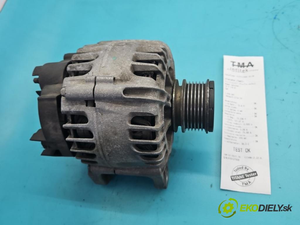 Renault Clio IV 2012-2020 1.5 dci 90 HP manual 66 kW 1461 cm3 5- Alternator 231001318R (Alternátor)