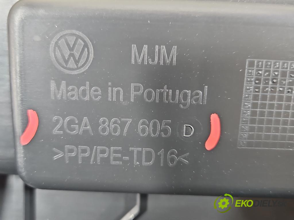 Vw T-Roc 2017-2025 2.0 TFSI 300 HP automatic 221 kW 1984 cm3 5- Čalounictví: kufrové dvere 2GA867605D
