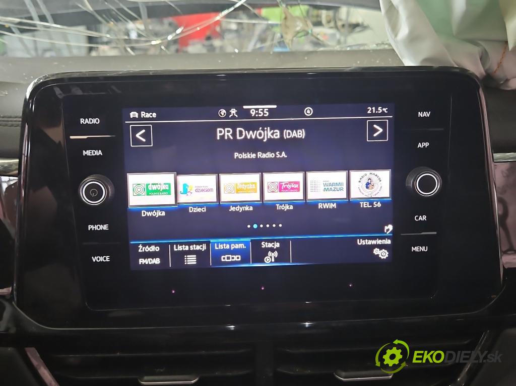 Vw T-Roc 2017-2025 2.0 TFSI 300 HP automatic 221 kW 1984 cm3 5- Radio originál 5NN919605B