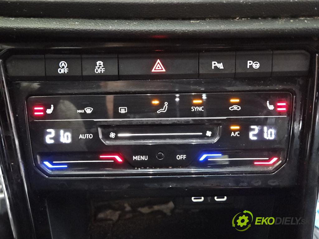 Vw T-Roc 2017-2025 2.0 TFSI 300 hp automatic 221 kW 1984 cm3 5- palubní deska panel topení 2GA9007044A