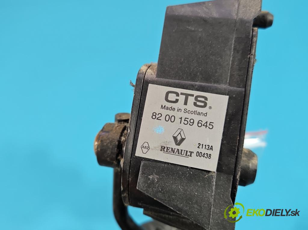 Renault Scenic II 2003-2009 1.6 16V 113 HP manual 83 kW 1598 cm3 5- pedal plyn potenciometr: 8200159645