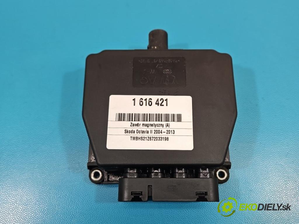 Skoda Octavia II 2004-2013 1.9 tdi 105 hp manual 77 kW 1896 cm3 5- ventil magnetický: 6Q0906625 (Ventil ostatní)
