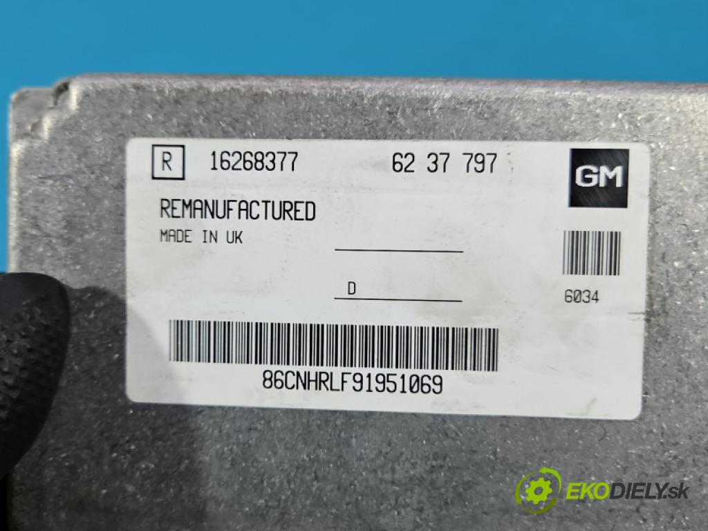 Opel Astra II 1998-2009 1.6 8V 75 HP automatic 55 kW 1598 cm3 5- riadiaca jednotka motora 16268377