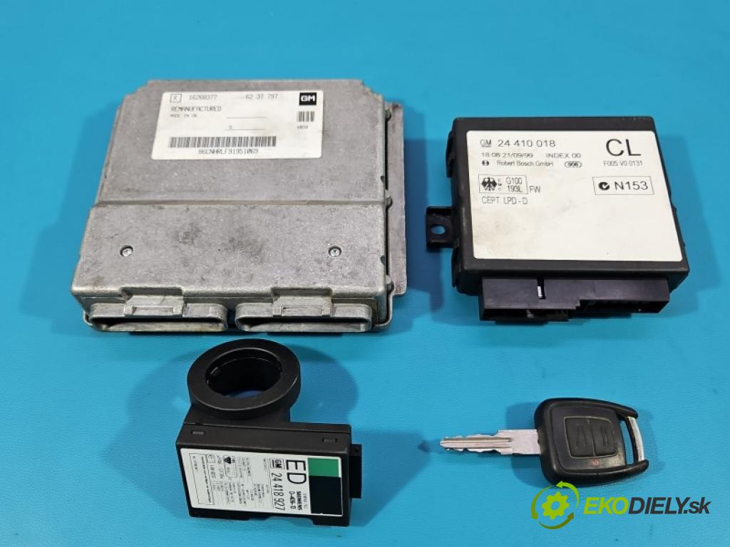 Opel Astra II 1998-2009 1.6 8V 75 HP automatic 55 kW 1598 cm3 5- riadiaca jednotka motora 16268377