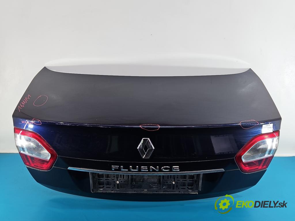 Renault Fluence 1.6 16V 111KM manual 82 kW 1598 cm3 4- zadní kufrové dveře  (Zadní kapota (kufr))