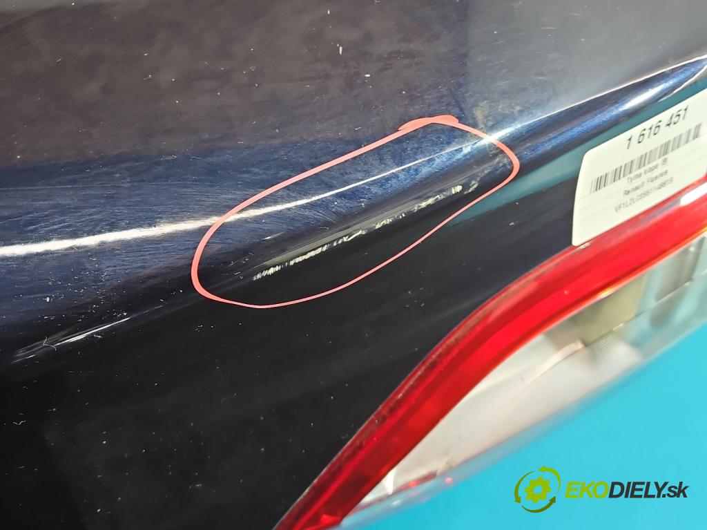 Renault Fluence 1.6 16V 111KM manual 82 kW 1598 cm3 4- zadní kufrové dveře  (Zadní kapota (kufr))