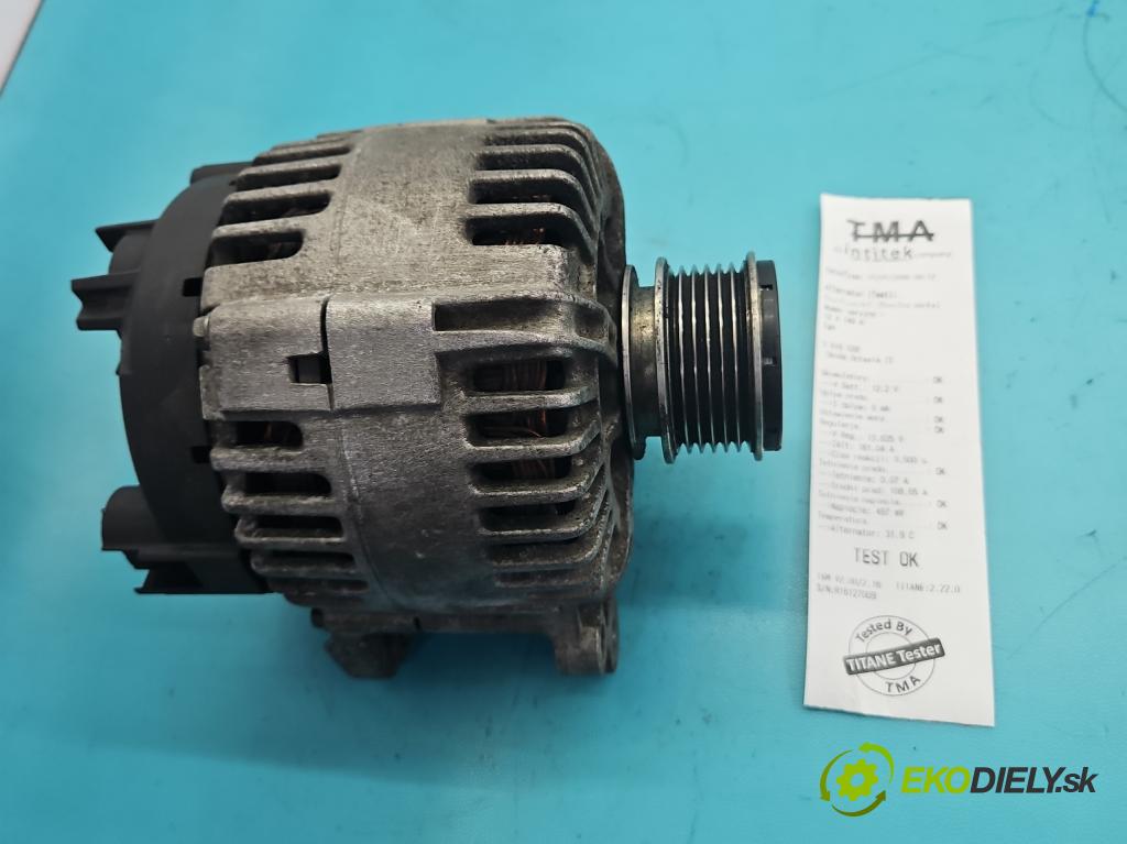 Skoda Octavia II 2004-2013 1.9 tdi 105 hp manual 77 kW 1896 cm3 5- Alternator 06F903023C (Alternátor)
