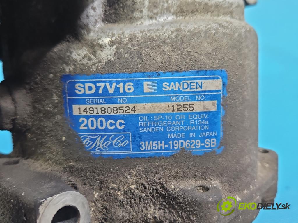 Volvo V50 1.6d 109 hp manual 80 kW 1560 cm3 5- Kompresor: klíma 3M5H-19D629-SB (Kompresor klimatizace)