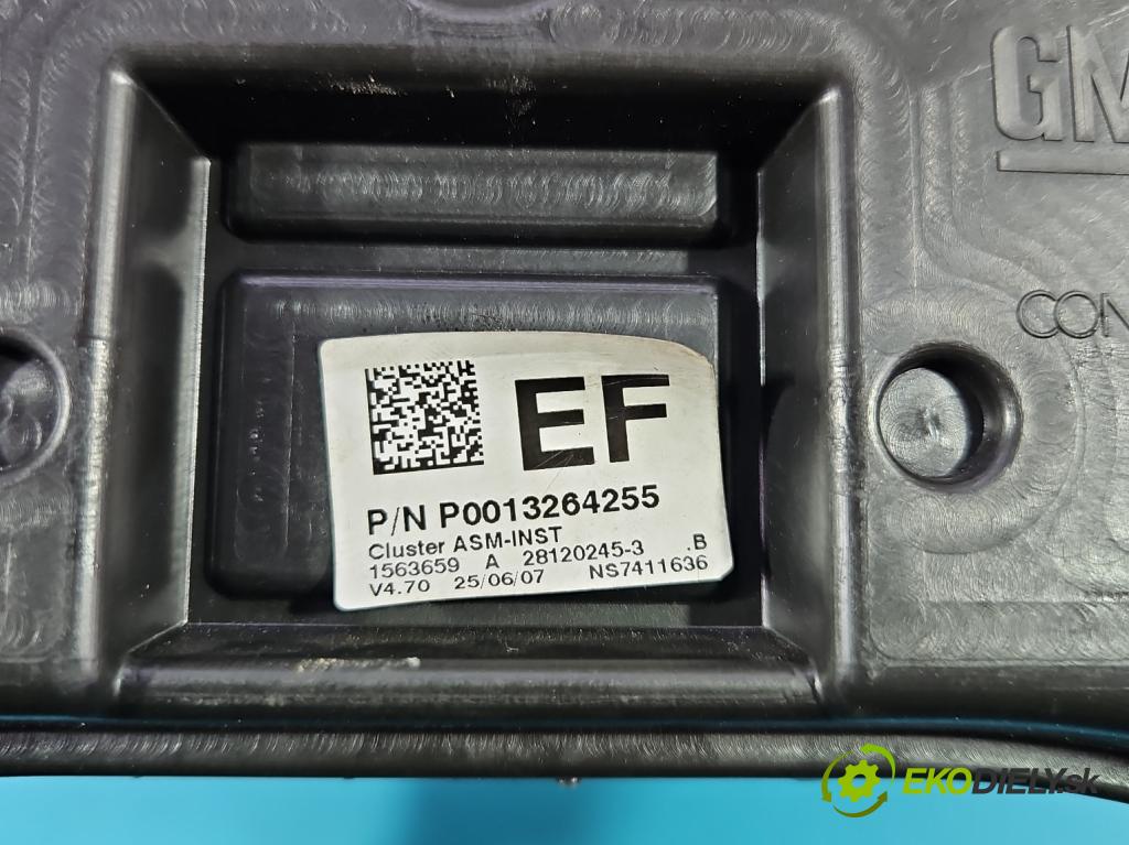 Opel Corsa D 2006-2014 1.2 16V 80 HP manual 59 kW 1229 cm3 3- prístrojovka/ budíky P0013264255 (Prístrojová doska)