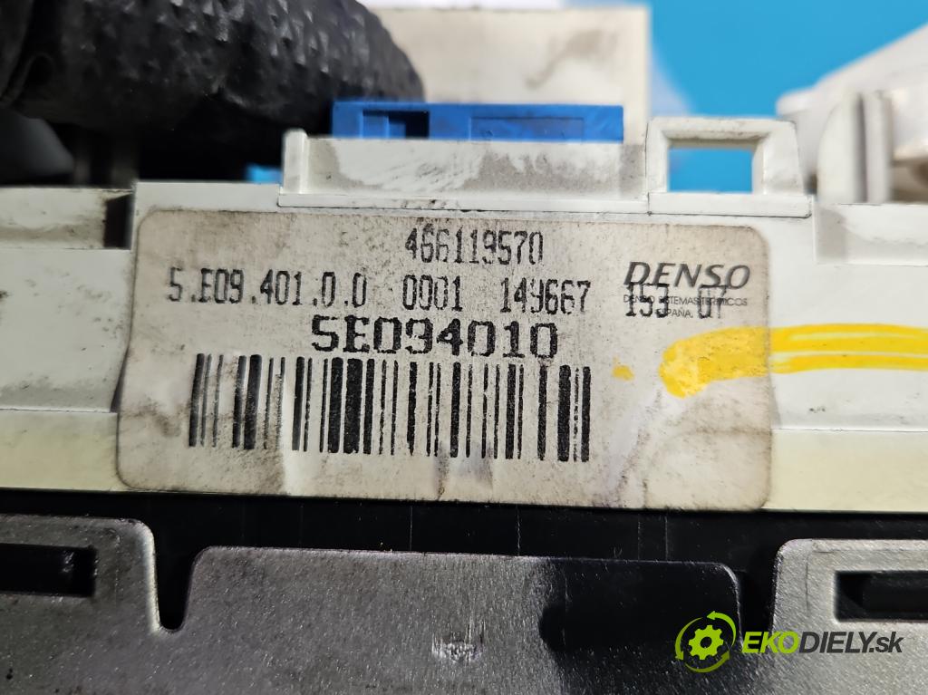 Opel Corsa D 2006-2014 1.2 16V 80 hp manual 59 kW 1229 cm3 3- palubní deska panel topení 5E094010