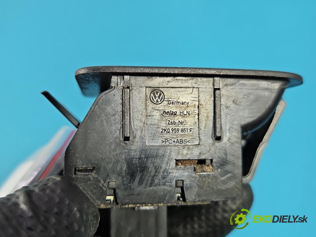 Vw Caddy III 2K 2003-2020 1.6 tdi 75 hp manual 55 kW 1598 cm3 5- Přepínač oken zpětných zrcátek 2K0959851F