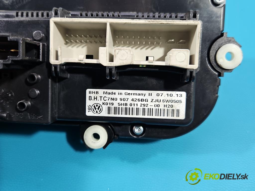 Vw Caddy III 2K 2003-2020 1.6 tdi 75 hp manual 55 kW 1598 cm3 5- palubní deska panel topení 7N0907426BG
