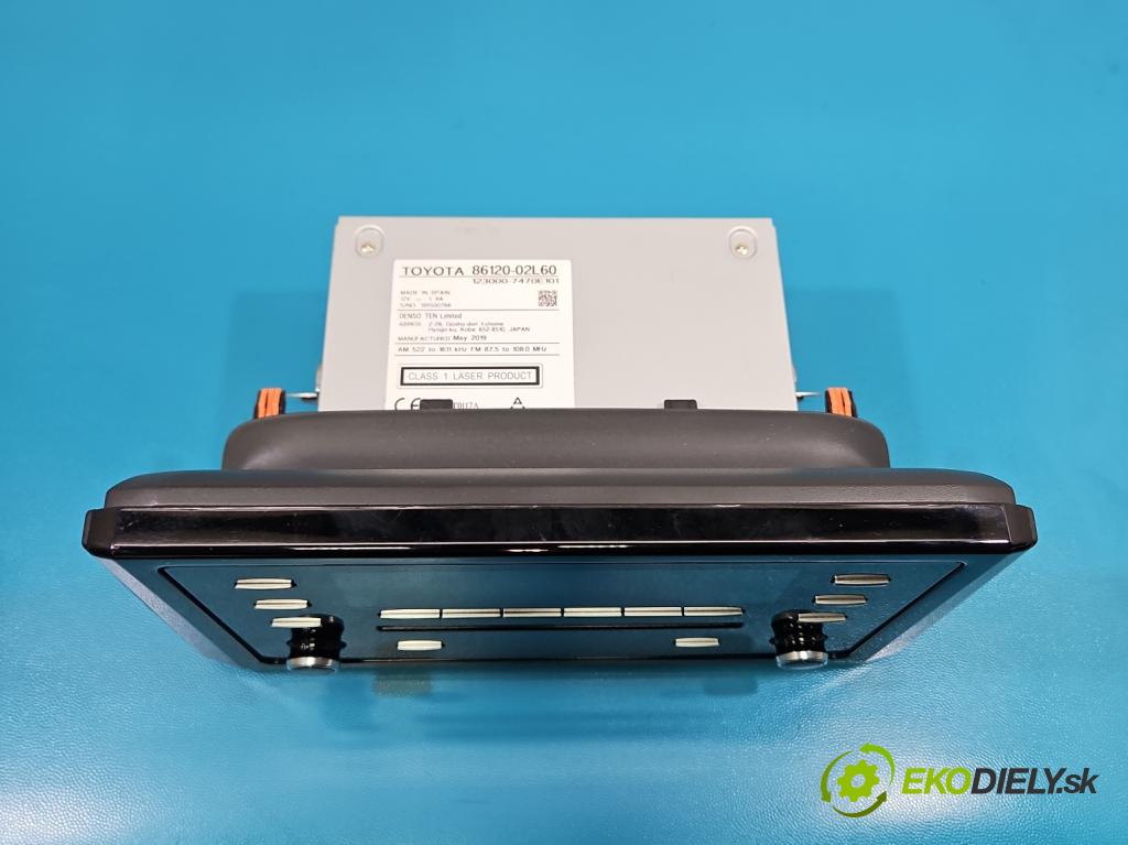Toyota Corolla E21 2019- 1.6 16V 132 HP manual 97 kW 1598 cm3 4- Radio originál 86120-02L60
