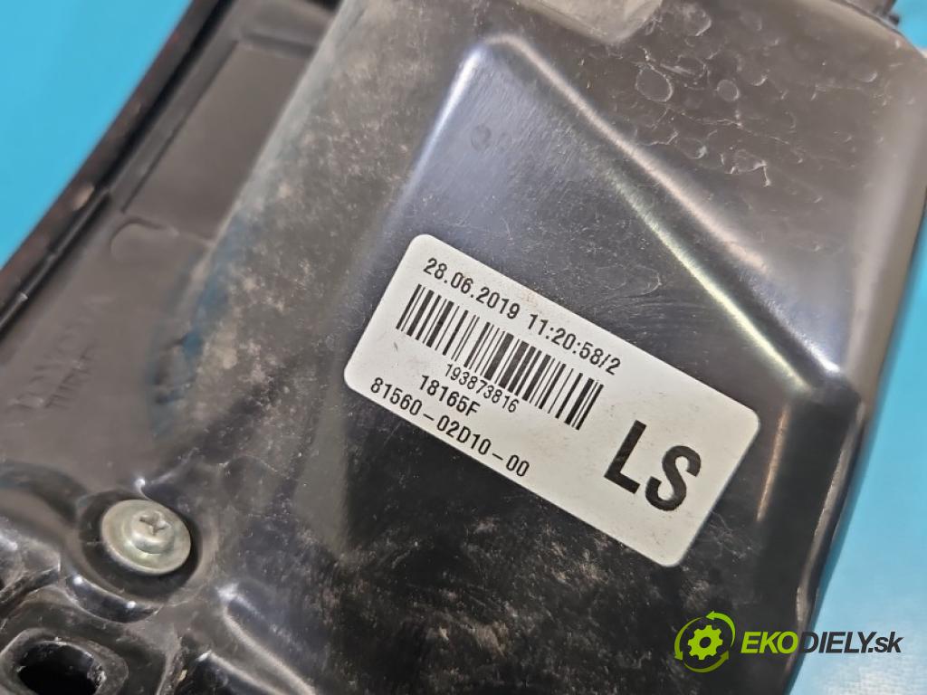 Toyota Corolla E21 2019- 1.6 16V 132 hp manual 97 kW 1598 cm3 4- světlo zadní levé blatník: 81560-02D10