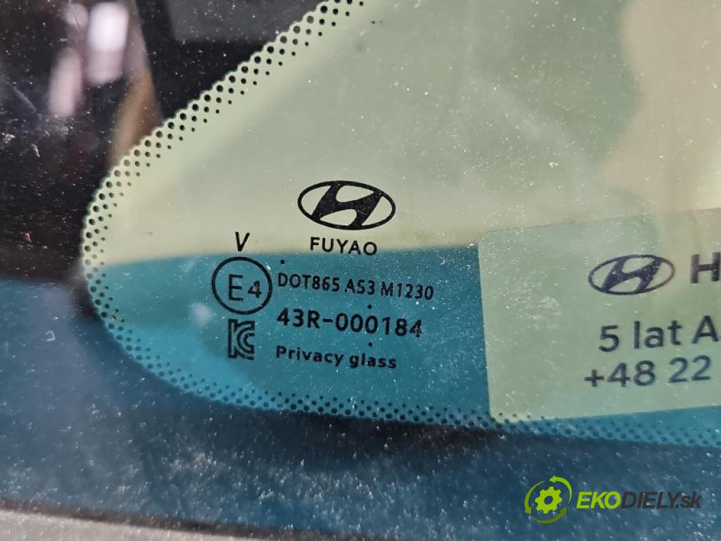 Hyundai Tucson IV 2020- 1.6 T-GDI 150 hp manual 110.1 kW 1598 cm3 5- sklo zadní pravé