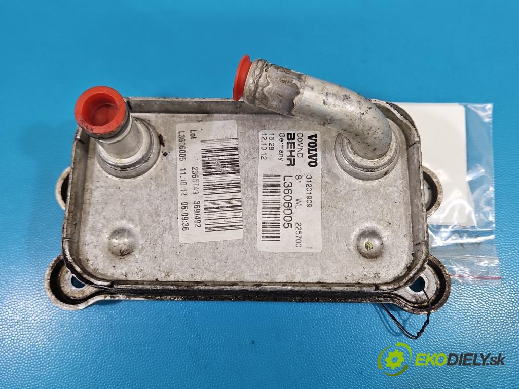 Volvo S60 II 2010-2018 2.5 T5 250 HP automatic 184 kW 2497 cm3 4- chladič oleja: 31201909