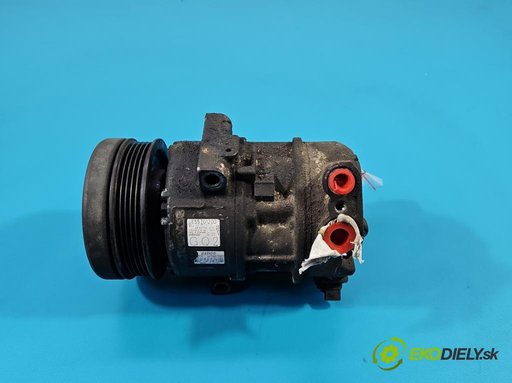 Opel Corsa D 2006-2014 1.2 16V 80 hp manual 59 kW 1229 cm3 3- Kompresor: klíma 55701200 (Kompresor klimatizace)