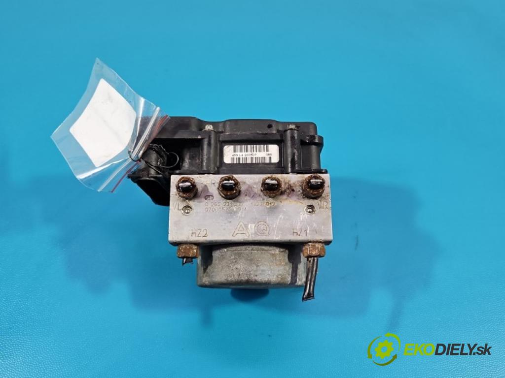 Opel Corsa D 2006-2014 1.2 16V 80 HP manual 59 kW 1229 cm3 3- čerpadlo abs 0265231537 (Pumpa ABS)