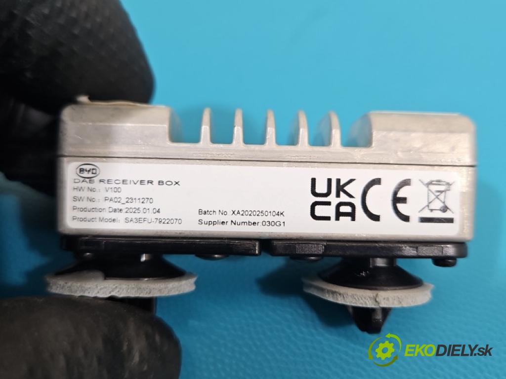 BYD ATTO 2 0.0 177 HP automatic 130 kW 5- riadiaca jednotka ostatné SA3EFU-7922070