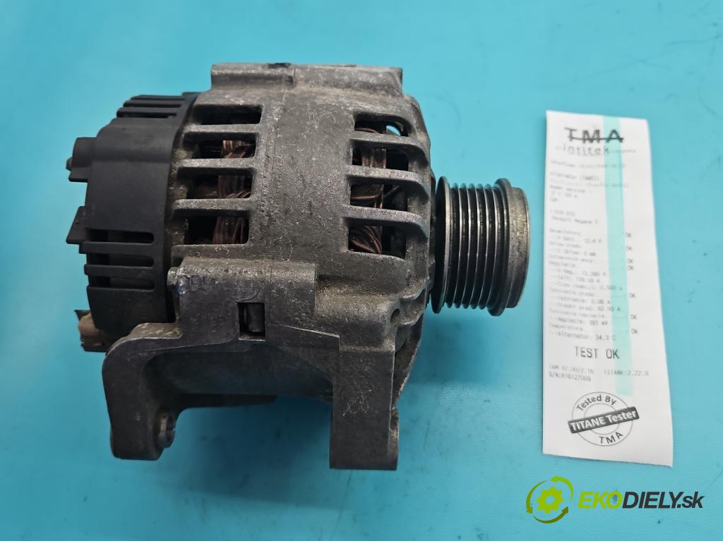 Renault Megane I 1995-2003 1.9 dci 102 HP manual 75 kW 1870 cm3 5- Alternator 8200054588 (Alternátor)
