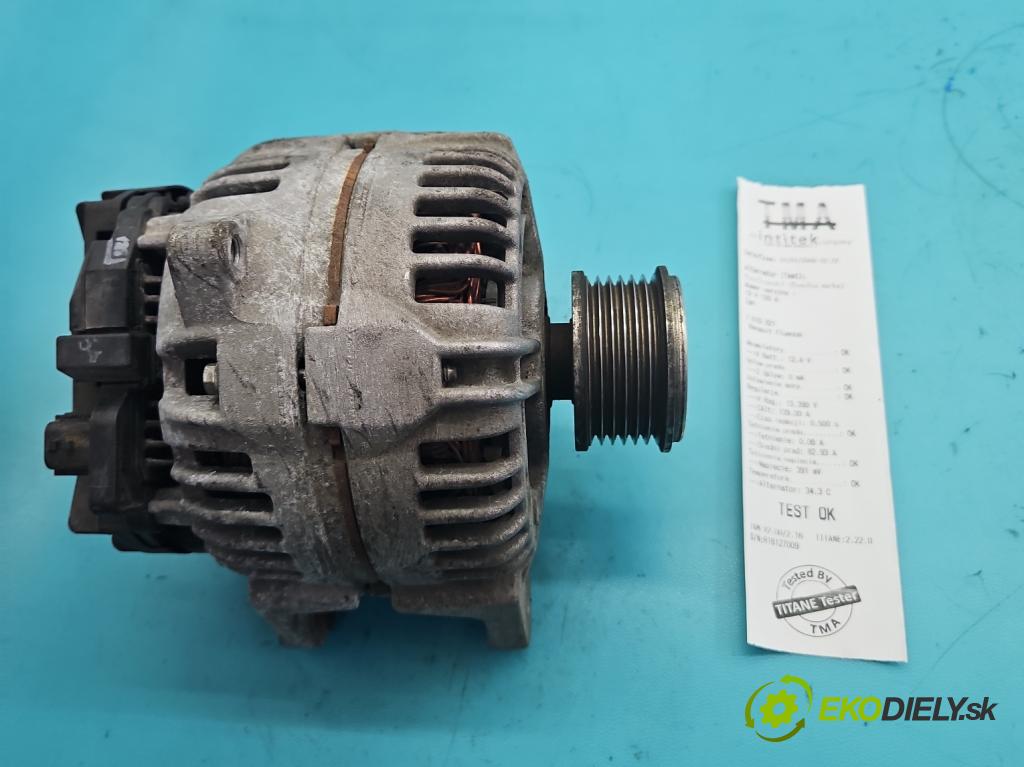 Renault Fluence 1.6 16V 111KM manual 82 kW 1598 cm3 4- Alternator 231008578R (Alternátor)