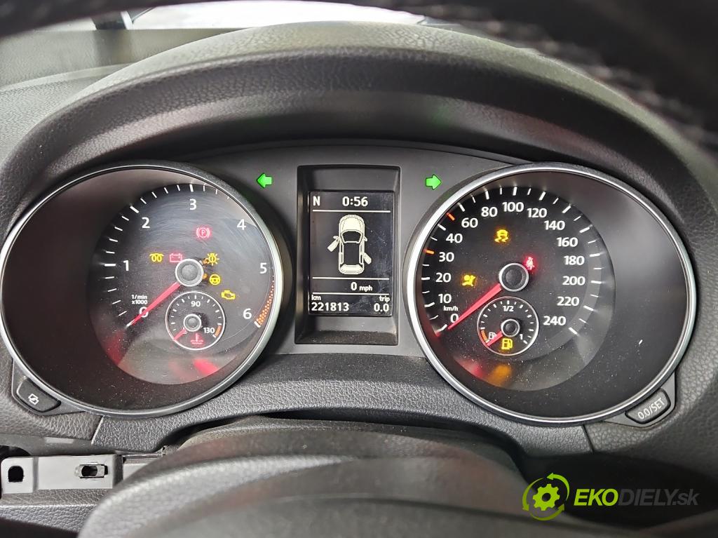 Vw Golf VI 2008-2013 1.6 tdi 105 HP manual 77 kW 1598 cm3 5- prístrojovka/ budíky 5K0920872A (Prístrojová doska)