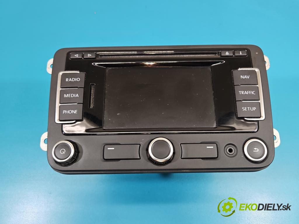 Vw Golf VI 2008-2013 1.6 tdi 105 HP manual 77 kW 1598 cm3 5- Radio originál 3C0035270B