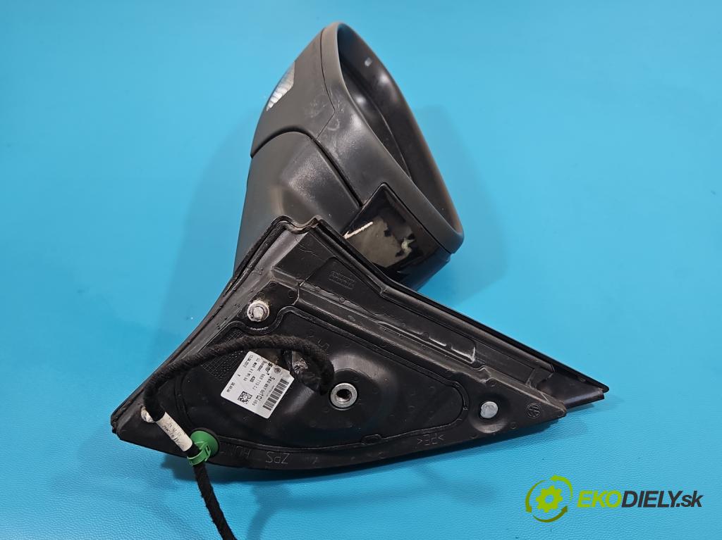 Vw Golf VI 2008-2013 1.6 tdi 105 HP manual 77 kW 1598 cm3 5- zrkadlo ľavé 5K0857501CJ (Kľučka dverí ostatné)