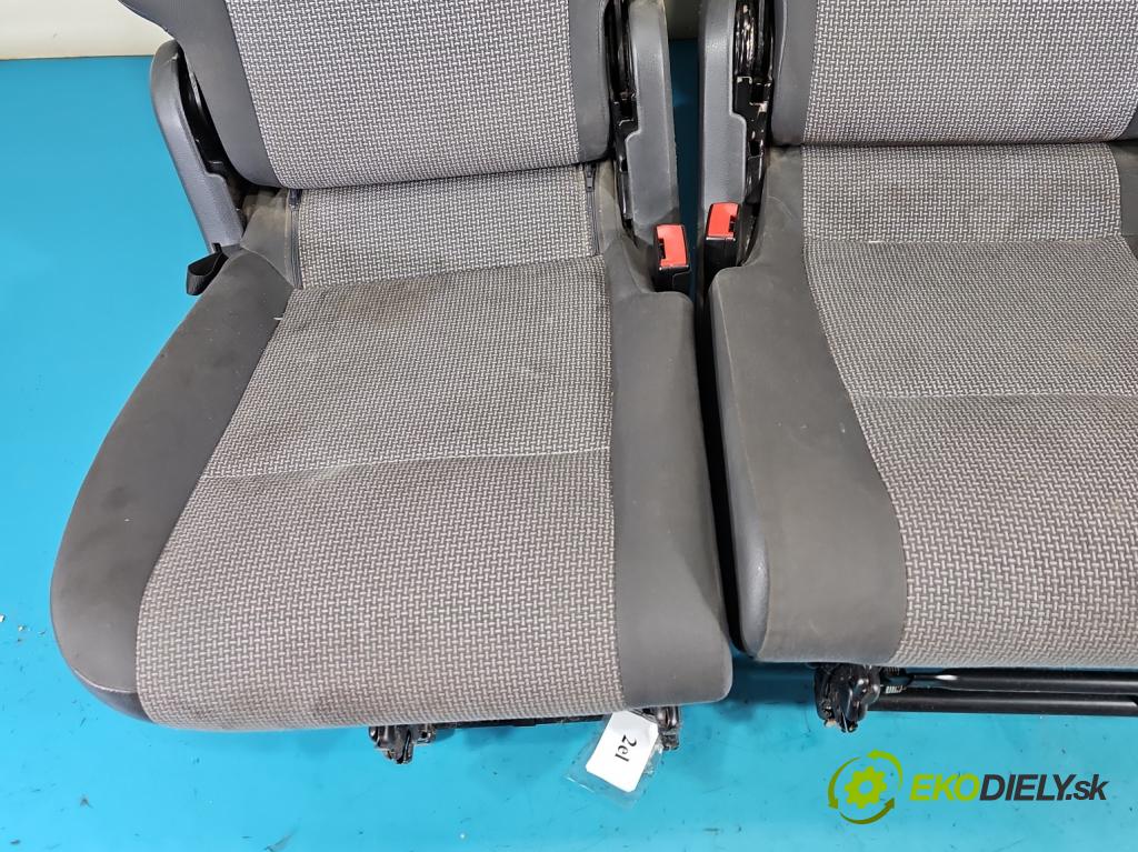Vw Caddy III 2K 2003-2020 1.6 tdi 75 hp manual 55 kW 1598 cm3 5- Pohovka: zadní  (Sedadlo)