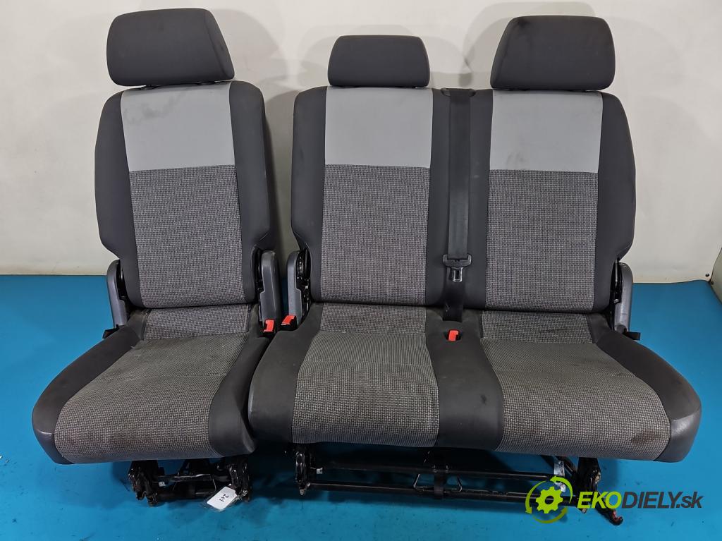 Vw Caddy III 2K 2003-2020 1.6 tdi 75 hp manual 55 kW 1598 cm3 5- Pohovka: zadní  (Sedadlo)