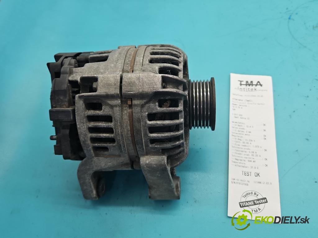 Opel Astra II 1998-2009 2.0 DTI 101 HP manual 74 kW 1995 cm3 5- Alternator 09133601 (Alternátor)