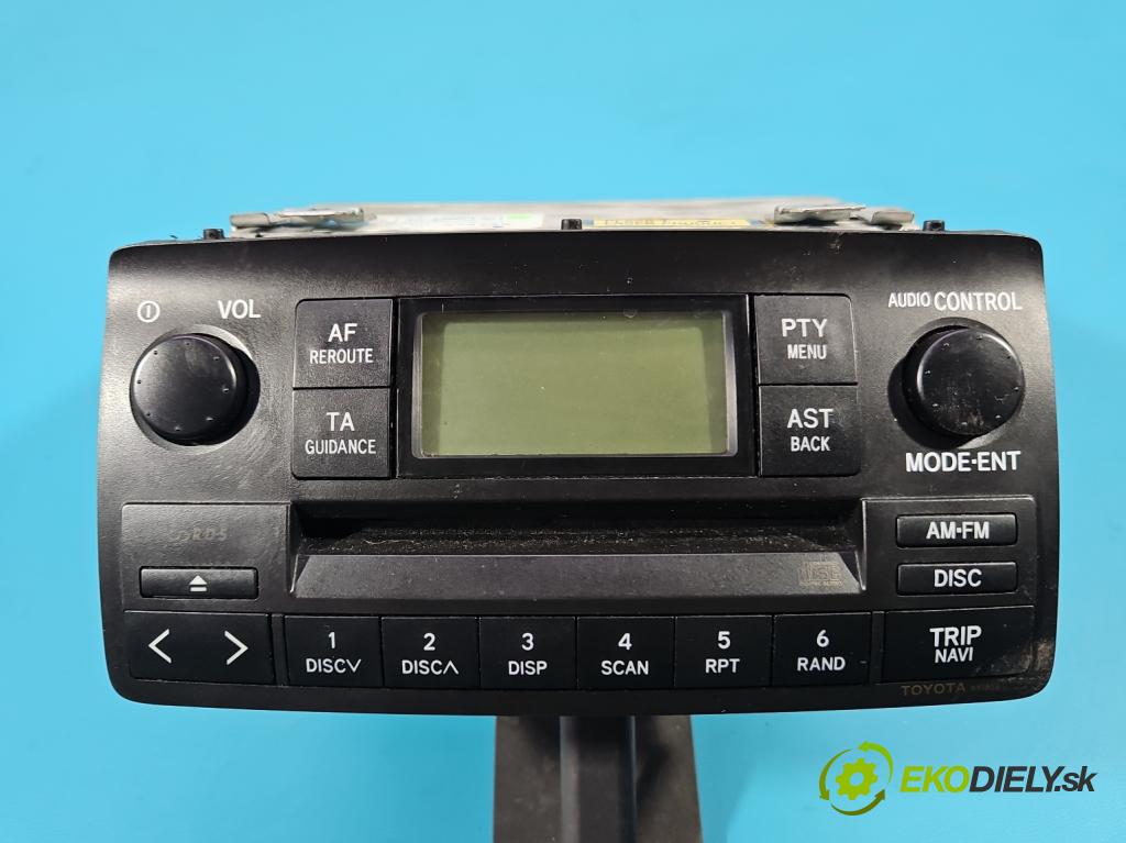 Toyota Corolla E12 2001-2009 1.4 vvti 97KM manual 71 kW 1398 cm3 5- Radio originál 86120-02260