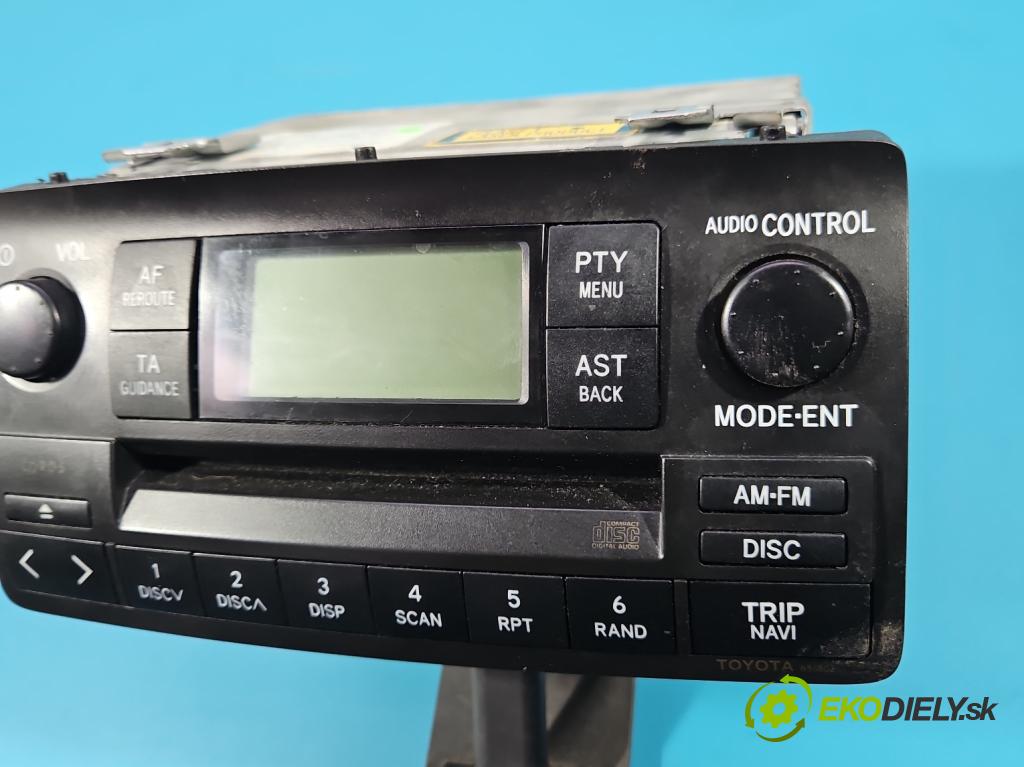 Toyota Corolla E12 2001-2009 1.4 vvti 97KM manual 71 kW 1398 cm3 5- Radio originál 86120-02260