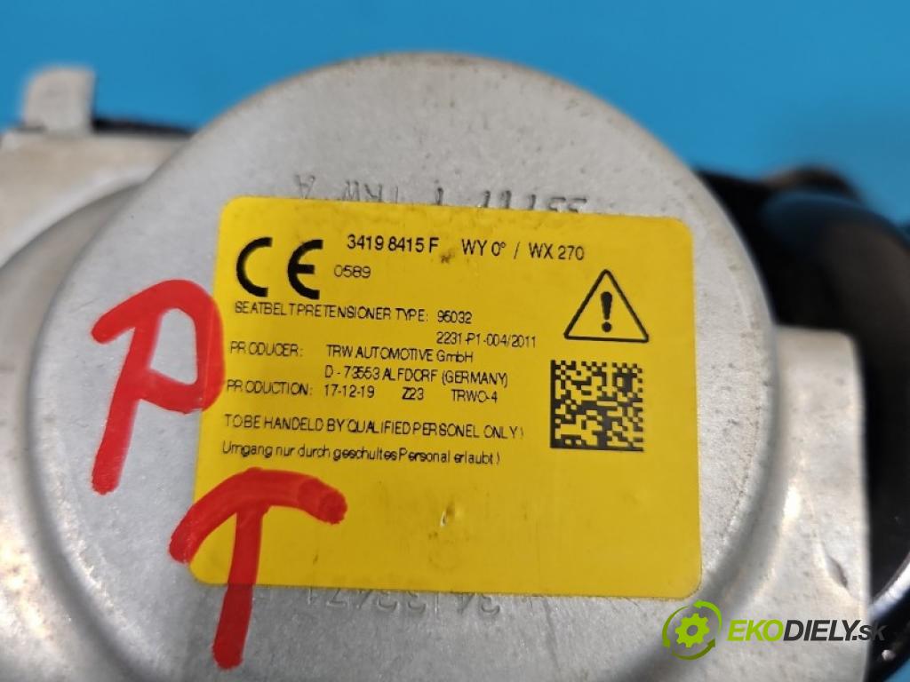 Opel Grandland 2017–2024 1.2 T 131 HP manual 96 kW 1199 cm3 5- pas bezpečnosť: zadné pravý 98094817XX