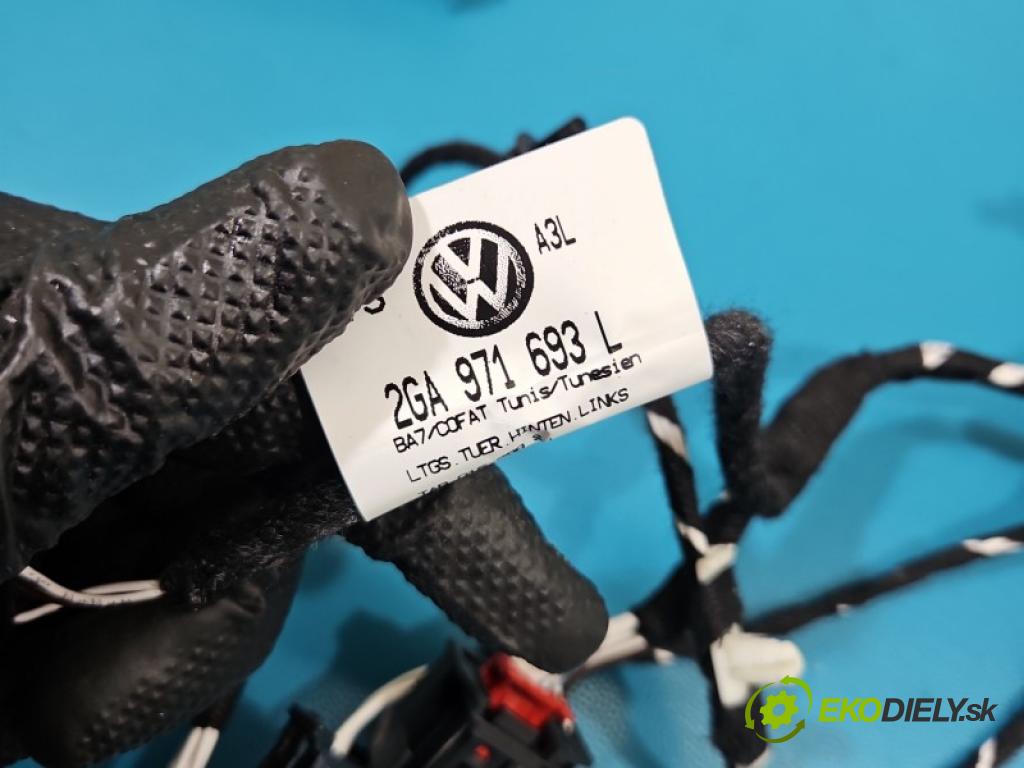Vw T-Roc 2017-2025 2.0 TFSI 300 hp automatic 221 kW 1984 cm3 5- Balíček: dveře zadní vlevo 2GA971693L