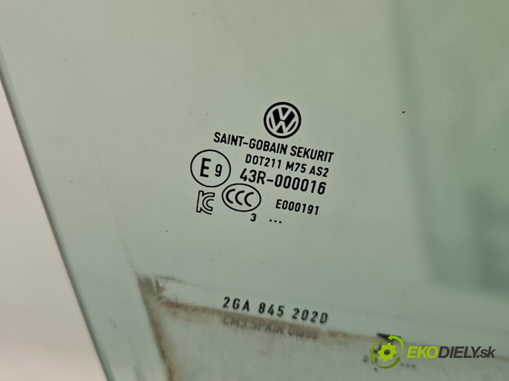 Vw T-Roc 2017-2025 2.0 TFSI 300 hp automatic 221 kW 1984 cm3 5- sklo dveře přední pravé 2GA845202D