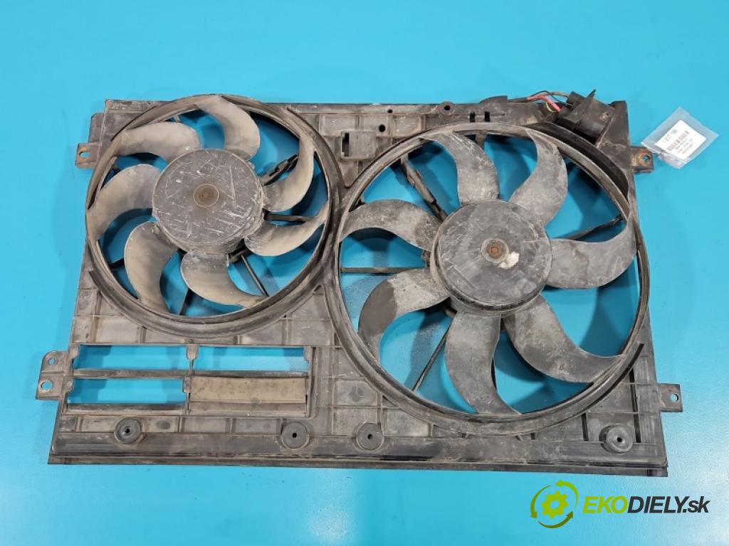 Vw Caddy III 2K 2003-2020 1.6 tdi 75 hp manual 55 kW 1598 cm3 5- ventilátor chladič 1K0121207BC