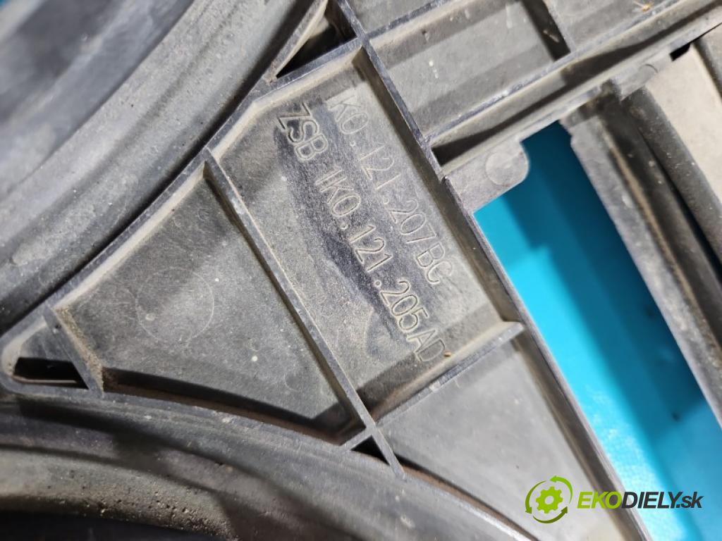 Vw Caddy III 2K 2003-2020 1.6 tdi 75 hp manual 55 kW 1598 cm3 5- ventilátor chladič 1K0121207BC