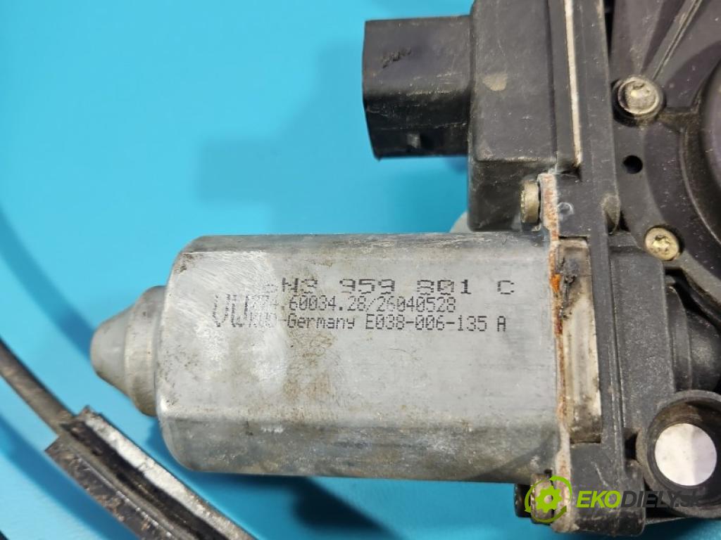 Vw Polo III 6N 1994-2001 1.0 MPI 50KM manual 37 kW 999 cm3 3- mechanismus stahování přední levý