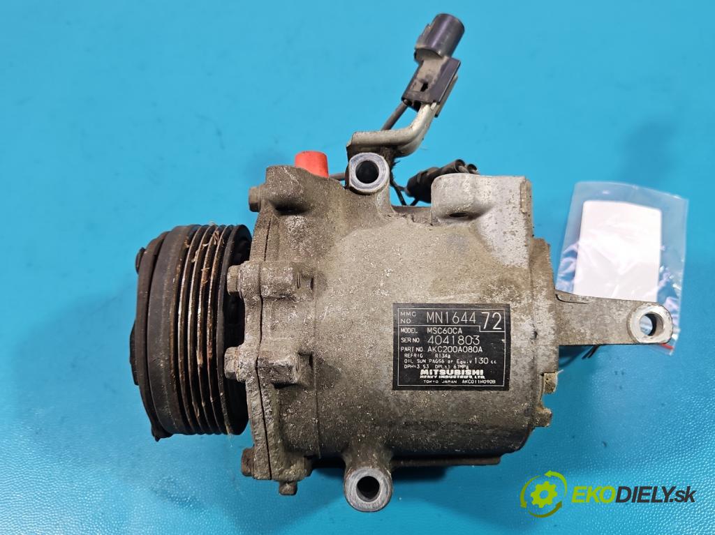 Mitsubishi Colt Z30 VI 2004-2012 1.3 16V 95 hp manual 70 kW 1332 cm3 5- Kompresor: klíma MN164472 (Kompresor klimatizace)