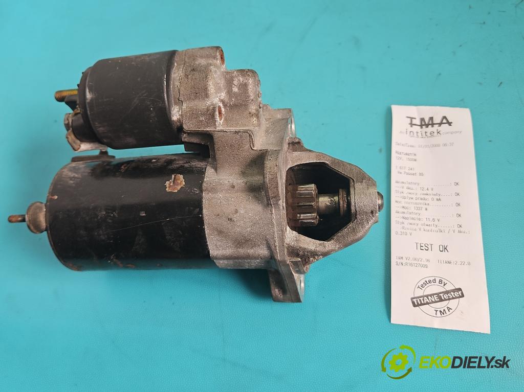 Vw Passat B5 1995-2005 1.8 T 150 HP manual 110 kW 1781 cm3 5- štartér 0001107073 (Štartér)