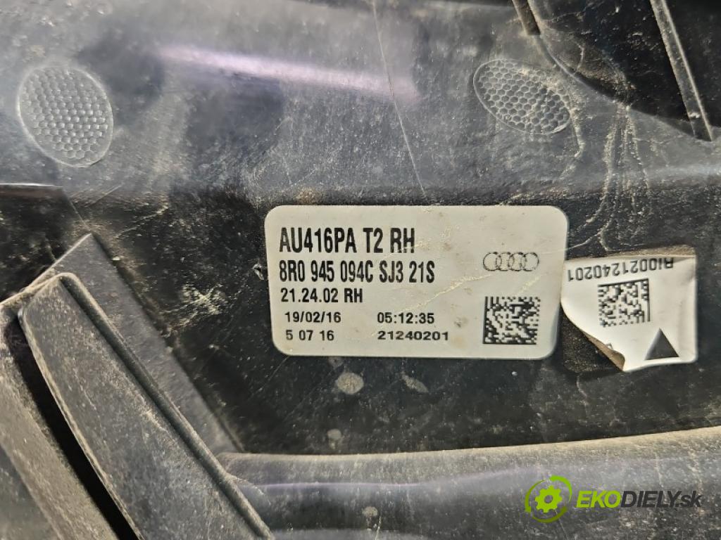 Audi Q5 2008-2016 2.0 tdi 190 HP automatic 140 kW 1968 cm3 5- svetlo / reflektor zadné pravé kufrové dvere 8R0945094C