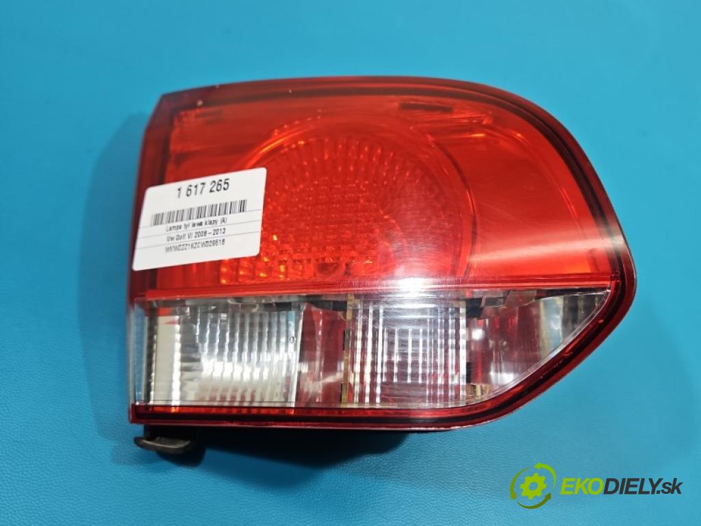 Vw Golf VI 2008-2013 1.6 tdi 105 HP manual 77 kW 1598 cm3 5- svetlo / reflektor zadné ľavé kufrové dvere 5K0945093G
