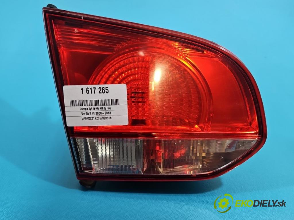 Vw Golf VI 2008-2013 1.6 tdi 105 HP manual 77 kW 1598 cm3 5- svetlo / reflektor zadné ľavé kufrové dvere 5K0945093G