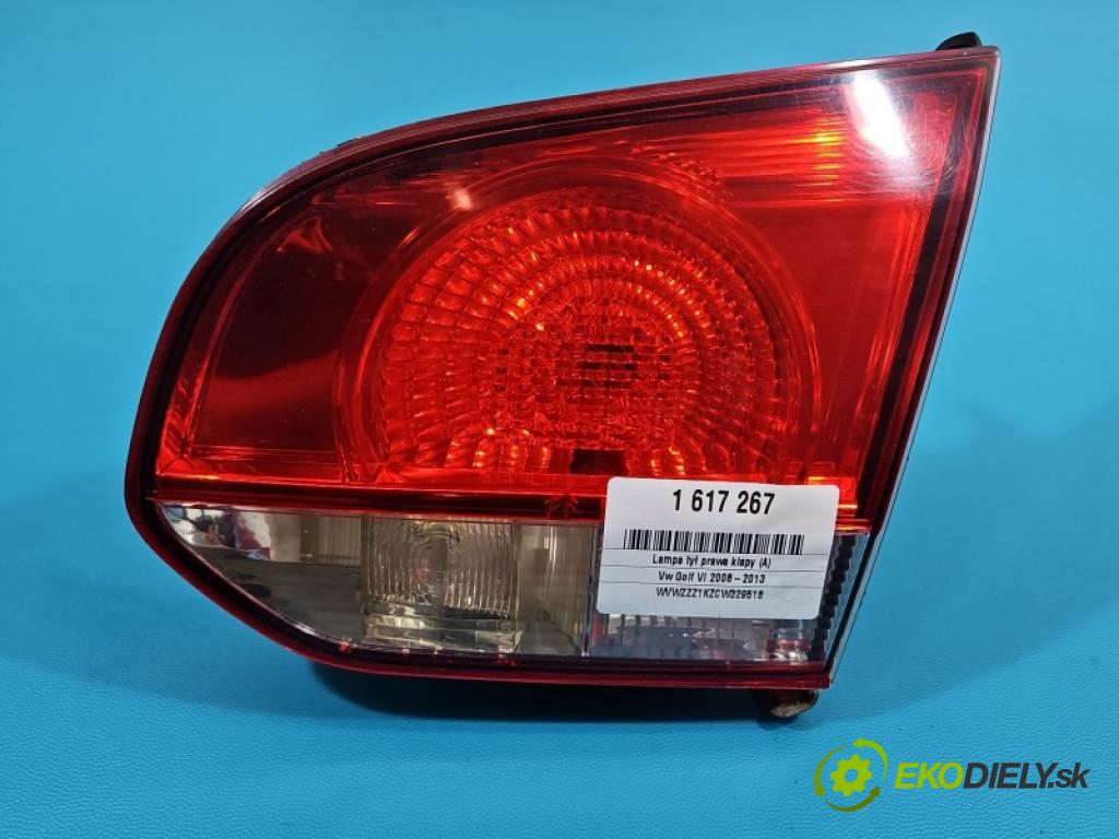 Vw Golf VI 2008-2013 1.6 tdi 105 HP manual 77 kW 1598 cm3 5- svetlo / reflektor zadné pravé kufrové dvere 5K0945094G